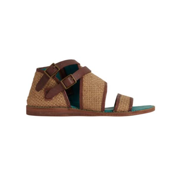 ROAN BY BED STU Harlow Double-Buckle Sandals 7.5 NWB - Picture 3 of 8